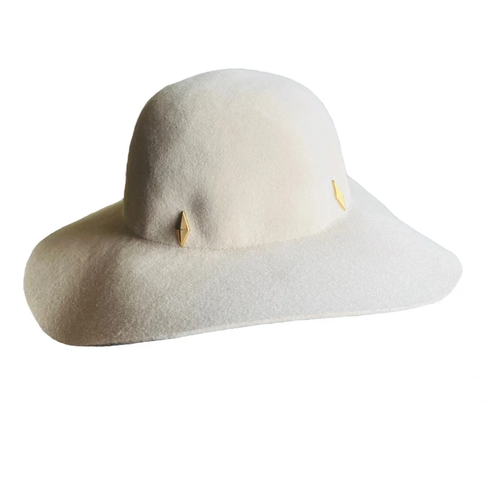 NWT Artesano Hat Made in Ecuador Size L in excellent condition 100% Wool Felt - Picture 1 of 12